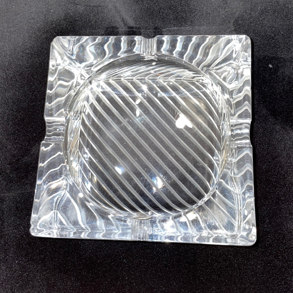 Vintage Ashtray In Crystal Pave